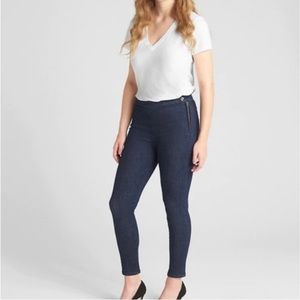 NWT! Gap High Rise Side-Zip True Skinny Sculpt Jeans